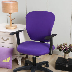 Capa Para Cadeira de Escritorio Violeta | Capa Moderna