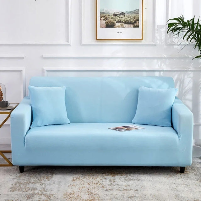 Capa Para Sofa Azul Celeste | Capa Moderna
