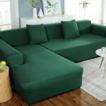 Capa Para Sofa de Canto Verde | Capa Moderna